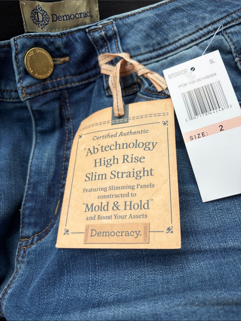 Jeans Democracy High Rise Slim Straight